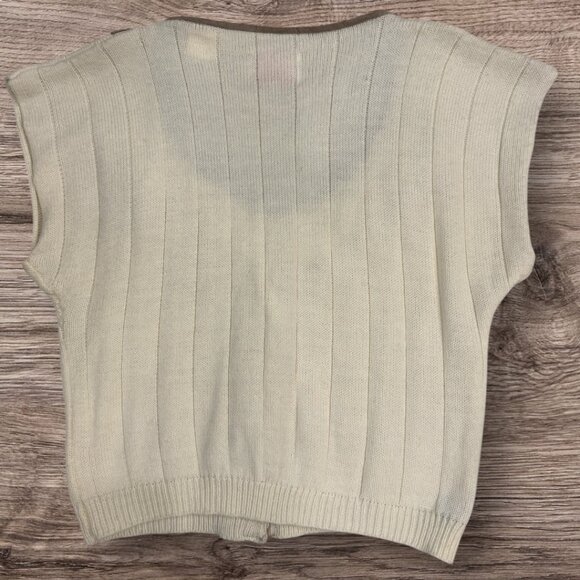 Vintage Miller Outerwear Sweater Vest Suede Fringe & Beaded Western Style Size L - Picture 5 of 9